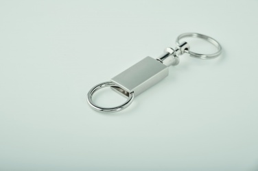 Logo trade promotional products image of: Pull apart split key ring Kajaani