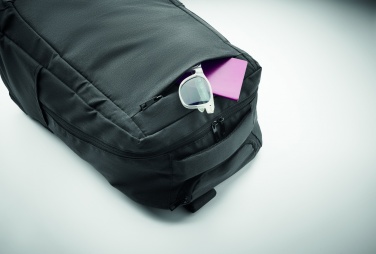 Logo trade promotional products image of: A portable backpack trolley with wheels, made of 600D RPET polyester