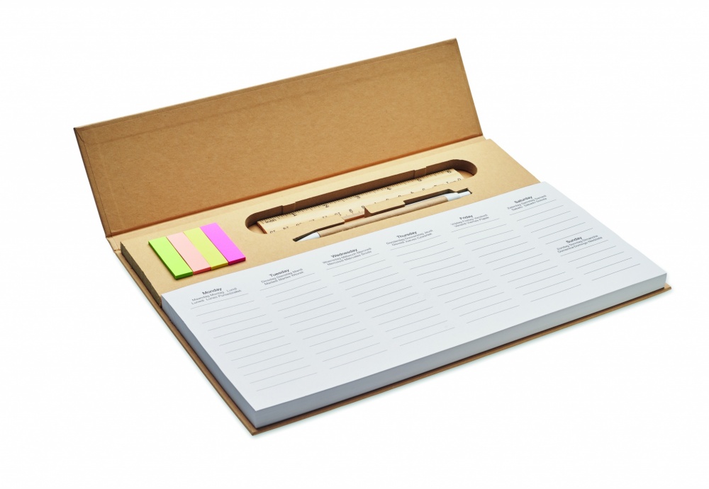 Logotrade promotional merchandise photo of: Weekly desktop planner