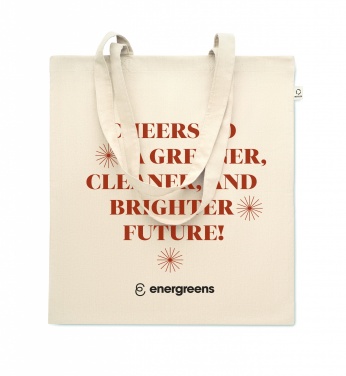Logo trade promotional gifts picture of: Recycled cotton shopping bag