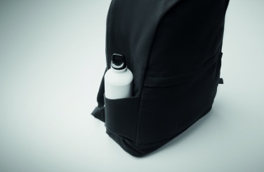 Logotrade advertising product image of: A 15-inch laptop backpack made of recycled pre-consumer cotton and recycled polyester with customizable printing.