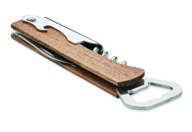 Logotrade promotional giveaway picture of: 3 in 1 bamboo bottle opener WOOL