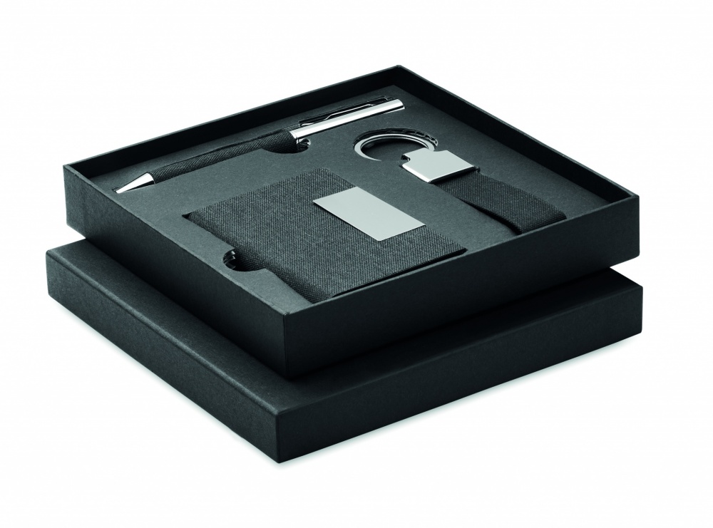 Logotrade promotional giveaways photo of: 3-piece gift set in a gift box with customizable printing