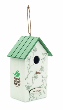 Logo trade corporate gift photo of: Bird house in plywood