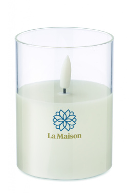 Logotrade business gifts photo of: LED wax candle in glass holder
