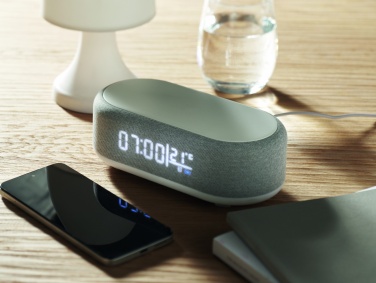 Logo trade promotional gifts picture of: 15W wireless charging speaker