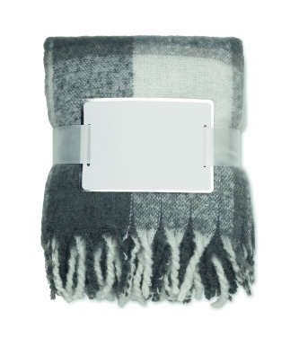 Logotrade promotional item picture of: Chequered mohair blanket