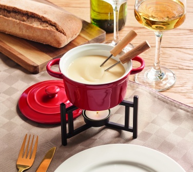 Logo trade promotional giveaways picture of: Ceramic fondue set 300 ml