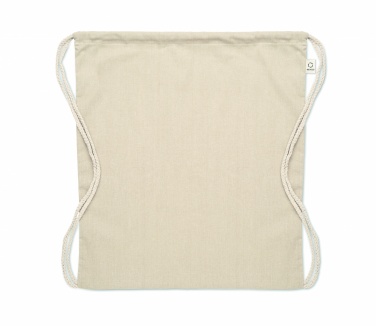 Logotrade promotional giveaways photo of: Recycled cotton drawstring bag