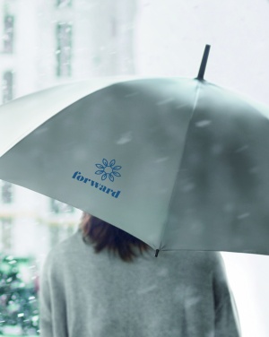 Logo trade promotional merchandise picture of: 23 inch reflective umbrella