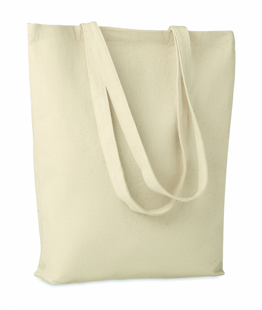 Logo trade promotional item photo of: Canvas shopping bag 270 gr/m²