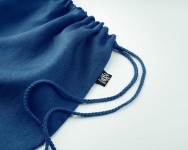 Logotrade promotional product image of: Hemp drawstring bag 200 gr/m²