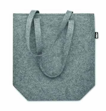 Logo trade promotional products image of: RPET felt shopping bag