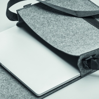 Logotrade business gifts photo of: RPET felt laptop bag