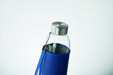 Logo trade promotional product photo of: Glass bottle in pouch 500 ml