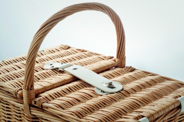Logotrade advertising product image of: Wicker picnic basket 4 people