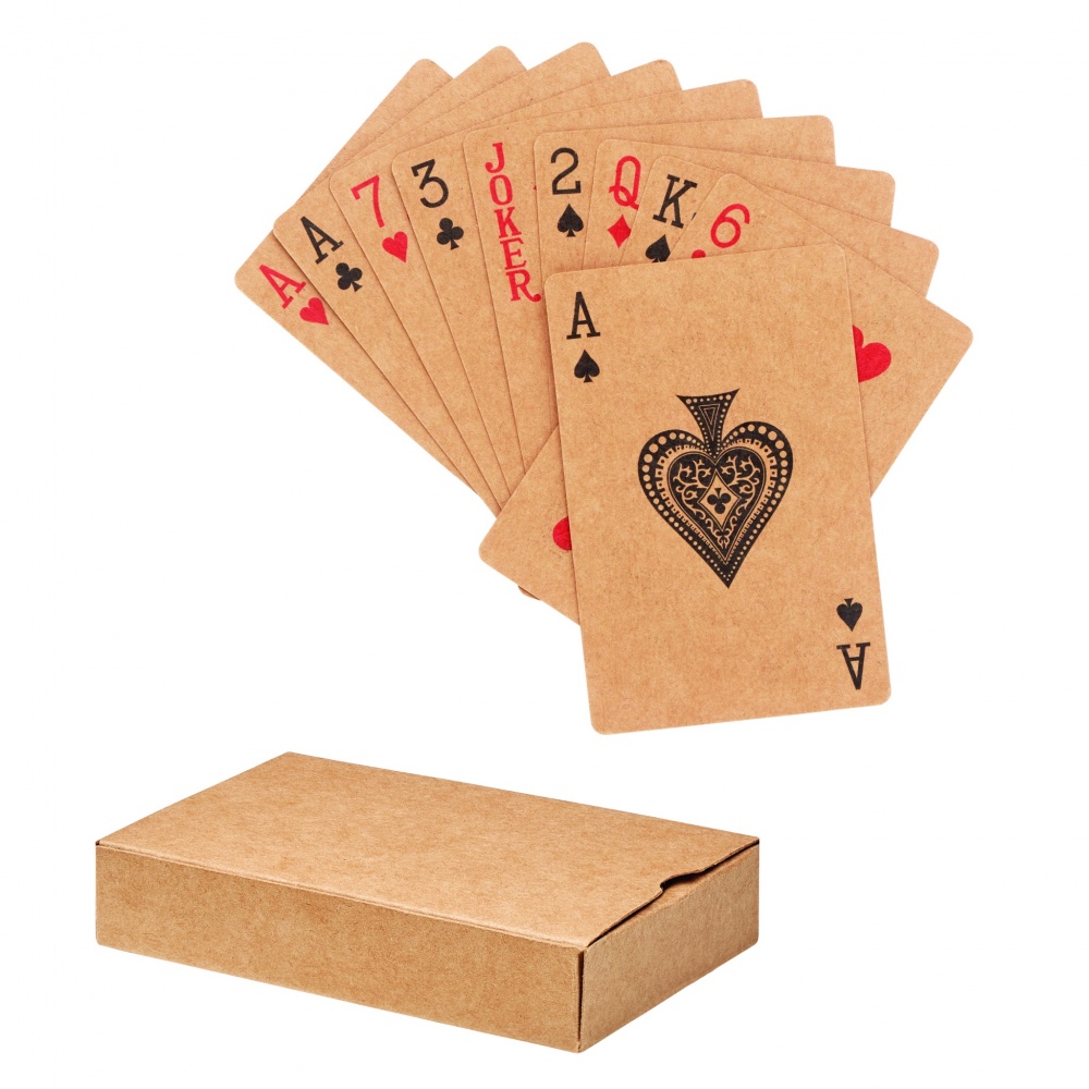 Logo trade promotional gifts image of: Recycled paper playing cards