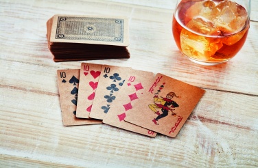 Logo trade promotional giveaway photo of: Recycled paper playing cards