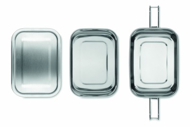Logo trade promotional merchandise picture of: Stainless steel lunch box