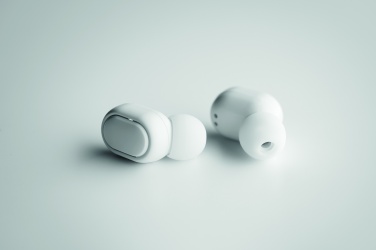 Logo trade business gift photo of: Recycled ABS TWS earbuds