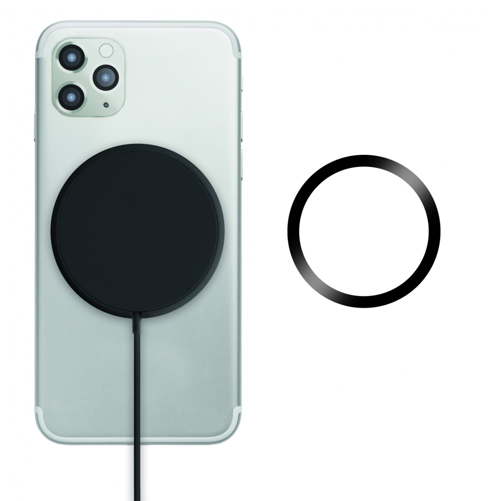 Logo trade advertising products image of: Magnetic wireless charger 10W
