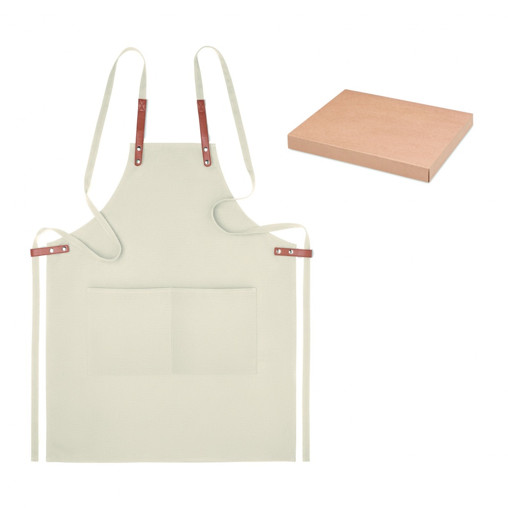 Logo trade corporate gift photo of: Organic cotton apron 340 gr/m²