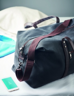 Logotrade promotional merchandise image of: Weekend bag in canvas 450gr/m²