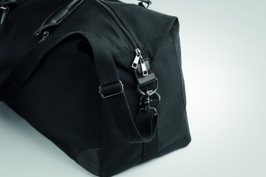 Logo trade promotional merchandise picture of: Weekend bag in canvas 340gr/m²