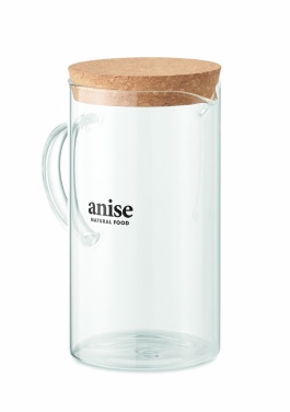 Logo trade corporate gift photo of: Borosilicate glass decanter 1L