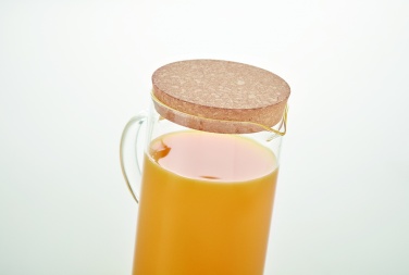 Logo trade promotional items image of: Borosilicate glass decanter 1L