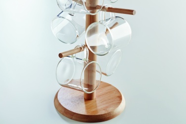 Logo trade corporate gifts picture of: Bamboo cup set holder