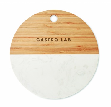 Logo trade promotional product photo of: Marble/ bamboo serving board