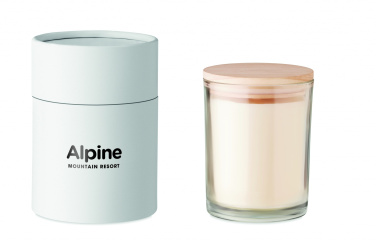 Logo trade promotional product photo of: Vanilla fragranced candle