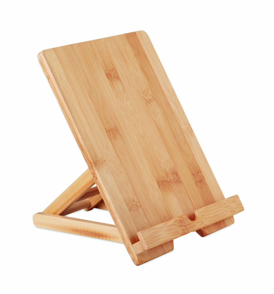 Logo trade promotional products picture of: Bamboo tablet stand TUANUI