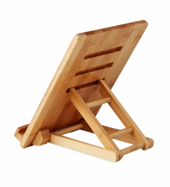 Logo trade promotional gifts image of: Bamboo tablet stand TUANUI