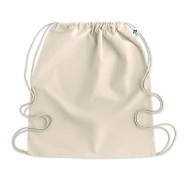 Logo trade advertising products picture of: Organic cotton drawstring bag