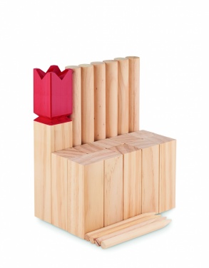 Logo trade promotional items image of: Pinewood outdoor throwing game