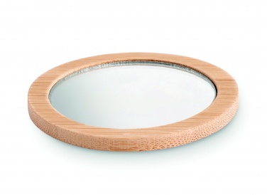 Logotrade promotional item picture of: Bamboo make-up mirror
