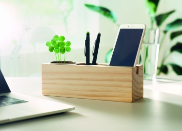 Logo trade promotional items image of: Desk stand with seeds kit