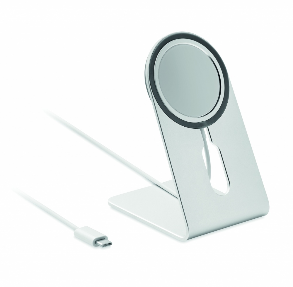 Logotrade advertising product image of: Portable magnetic charger 15W