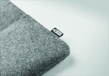 Logotrade promotional gift image of: RPET felt zipped laptop bag