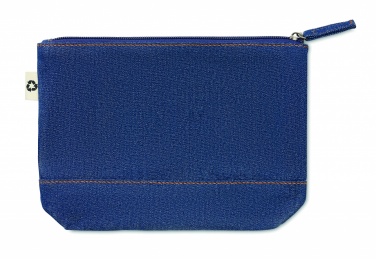 Logotrade corporate gift image of: Recycled denim cosmetic pouch