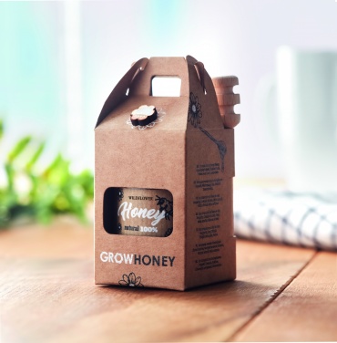 Logotrade promotional item picture of: Wildflower honey jar set 50gr
