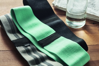 Logotrade promotional giveaway picture of: Set of 3 fitness bands in pouch