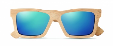Logotrade advertising product image of: Sunglasses and case in bamboo KEILA