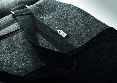 Logo trade advertising products picture of: RPET felt weekend bag
