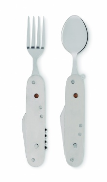 Logo trade promotional merchandise image of: Multifunction cutlery set