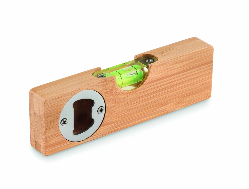 Logotrade promotional item image of: Spirit level and bottle opener