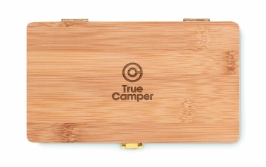 Logotrade promotional giveaway image of: 21 pcs tool set in bamboo case