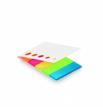 Logo trade advertising products picture of: Seed paper page markers pad